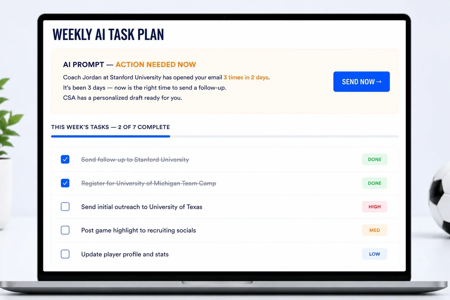AI-Guided Recruiting Plan